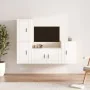 Set de muebles de TV 4 pzas madera contrachapada blanco brillo von , TV-Möbel - Ref: Foro24-3188608, Preis: 163,63 €, Rabatt: %