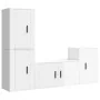 Set de muebles de TV 4 pzas madera contrachapada blanco brillo von , TV-Möbel - Ref: Foro24-3188608, Preis: 163,63 €, Rabatt: %