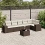 Juego de sofás de jardín 7 piezas con cojines ratán PE marrón by , Garden sets - Ref: Foro24-3254940, Price: 480,04 €, Discou...