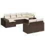 Set de sofás de jardín 10 pzas y cojines ratán sintético marrón by , Garden sets - Ref: Foro24-3266243, Price: 596,11 €, Disc...