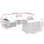 Set de sofás de jardín 10 pzas y cojines ratán sintético marrón by , Garden sets - Ref: Foro24-3266243, Price: 596,11 €, Disc...