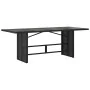 Set de comedor de jardín 9 pzas y cojines ratán sintético negro by , Garden sets - Ref: Foro24-3213495, Price: 674,25 €, Disc...