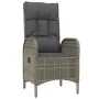 Set comedor jardín 9 pzas y cojines ratán sintético gris von , Gartensets - Ref: Foro24-3213519, Preis: 1,00 €, Rabatt: %