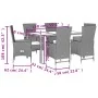 Set comedor de jardín 7 pzas con cojines ratán sintético beige von , Gartensets - Ref: Foro24-3277574, Preis: 736,78 €, Rabat...