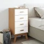 Mesita de noche OLDEN madera maciza de pino blanco y marrón von , Nachttische - Ref: Foro24-358587, Preis: 117,70 €, Rabatt: %