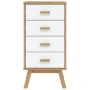Mesita de noche OLDEN madera maciza de pino blanco y marrón von , Nachttische - Ref: Foro24-358587, Preis: 117,70 €, Rabatt: %
