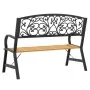 Banco de jardín de madera 120 cm by , garden benches - Ref: Foro24-366540, Price: 108,45 €, Discount: %