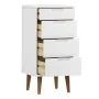 Mesita de noche MOLDE madera maciza de pino blanca 40x35x82 cm de , Cajoneras - Ref: Foro24-350502, Precio: 129,40 €, Descuen...