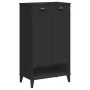 Mueble zapatero VIKEN madera de ingeniería negra by , Shoe racks and shoe organizers - Ref: Foro24-374924, Price: 144,81 €, D...