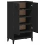 Mueble zapatero VIKEN madera de ingeniería negra by , Shoe racks and shoe organizers - Ref: Foro24-374924, Price: 144,81 €, D...