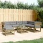 Juego de muebles jardín 7 pzas y cojines madera pino impregnada de , Conjuntos de jardín - Ref: Foro24-3216939, Precio: 766,9...