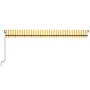 Toldo automático LED sensor de viento amarillo blanco 600x350cm von , Markisen - Ref: Foro24-3069253, Preis: 859,75 €, Rabatt: %