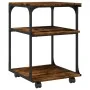 Soporte de impresora 3 niveles roble ahumado 43x48x64 cm von , Drucker unterstützt - Ref: Foro24-842278, Preis: 49,40 €, Raba...