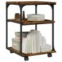 Soporte de impresora 3 niveles roble ahumado 43x48x64 cm von , Drucker unterstützt - Ref: Foro24-842278, Preis: 49,40 €, Raba...