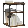 Soporte de impresora 3 niveles roble ahumado 43x48x64 cm von , Drucker unterstützt - Ref: Foro24-842278, Preis: 49,40 €, Raba...