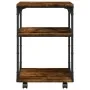 Soporte de impresora 3 niveles roble ahumado 43x48x64 cm von , Drucker unterstützt - Ref: Foro24-842278, Preis: 49,40 €, Raba...