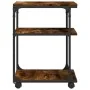 Soporte de impresora 3 niveles roble ahumado 43x48x64 cm von , Drucker unterstützt - Ref: Foro24-842278, Preis: 49,40 €, Raba...