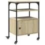 Soporte de impresora 3 niveles roble Sonoma 50x40x76 cm von , Drucker unterstützt - Ref: Foro24-842292, Preis: 77,43 €, Rabat...