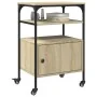 Soporte de impresora 3 niveles roble Sonoma 50x40x76 cm von , Drucker unterstützt - Ref: Foro24-842292, Preis: 77,43 €, Rabat...