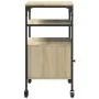 Soporte de impresora 3 niveles roble Sonoma 50x40x76 cm von , Drucker unterstützt - Ref: Foro24-842292, Preis: 77,43 €, Rabat...