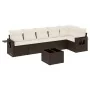 Juego de sofás de jardín 7 piezas con cojines ratán PE marrón von , Gartensets - Ref: Foro24-3252540, Preis: 471,73 €, Rabatt: %