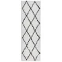 Alfombra de pelo largo moderna PAMPLONA crema y negro 80x250 cm de , Alfombras - Ref: Foro24-375363, Precio: 34,35 €, Descuen...
