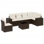 Juego de sofás de jardín 7 piezas con cojines ratán PE marrón von , Gartensets - Ref: Foro24-3254980, Preis: 480,04 €, Rabatt: %