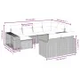 Set de sofás de jardín 10 pzas y cojines ratán sintético marrón by , Modular outdoor sofas - Ref: Foro24-3261293, Price: 578,...