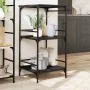 Carrito de cocina madera de ingeniería negro 60,5x50x105 cm von , Küchen- und Speisewagen - Ref: Foro24-842336, Preis: 78,46 ...
