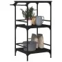 Carrito de cocina madera de ingeniería negro 60,5x50x105 cm von , Küchen- und Speisewagen - Ref: Foro24-842336, Preis: 78,46 ...
