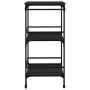 Carrito de cocina madera de ingeniería negro 60,5x50x105 cm von , Küchen- und Speisewagen - Ref: Foro24-842336, Preis: 78,46 ...