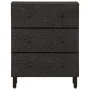 Armarios auxiliares 2 pzas madera maciza mango negro 60x33x75cm by , Sideboards - Ref: Foro24-3206283, Price: 294,93 €, Disco...
