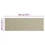 Alfombra de cocina lavable terciopelo hojas 60x180 cm de , Felpudos - Ref: Foro24-4005633, Precio: 37,17 €, Descuento: %