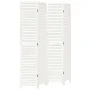 Biombo separador de 4 paneles madera maciza Paulownia blanco von , Raumteiler - Ref: Foro24-358835, Preis: 120,78 €, Rabatt: %