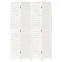 Biombo separador de 4 paneles madera maciza Paulownia blanco von , Raumteiler - Ref: Foro24-358835, Preis: 120,78 €, Rabatt: %