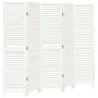 Biombo separador de 5 paneles madera maciza Paulownia blanco von , Raumteiler - Ref: Foro24-358837, Preis: 131,97 €, Rabatt: %