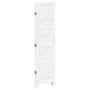 Biombo separador de 5 paneles madera maciza Paulownia blanco von , Raumteiler - Ref: Foro24-358837, Preis: 131,97 €, Rabatt: %