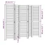 Biombo separador de 5 paneles madera maciza Paulownia blanco von , Raumteiler - Ref: Foro24-358837, Preis: 131,97 €, Rabatt: %