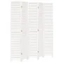 Biombo separador de 5 paneles madera maciza Paulownia blanco by , Room dividers - Ref: Foro24-358840, Price: 179,77 €, Discou...