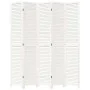 Biombo separador de 5 paneles madera maciza Paulownia blanco by , Room dividers - Ref: Foro24-358840, Price: 179,77 €, Discou...