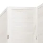Biombo separador de 6 paneles madera maciza Paulownia blanco de , Divisores de ambientes - Ref: Foro24-358842, Precio: 186,39...