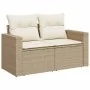Set de sofás de jardín 9 pzas con cojines ratán sintético beige by , Garden sets - Ref: Foro24-3256373, Price: 634,60 €, Disc...
