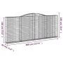 Cestas gaviones 9 uds forma de arco hierro 400x30x160/180 cm von , Töpfe und Pflanzgefäße - Ref: Foro24-3146912, Preis: 1,00 ...