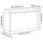 Banco zapatero con cajón abatible negro 102x32x56 cm by , Benches for halls and storage - Ref: Foro24-835127, Price: 97,18 €,...