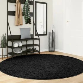 Alfombra de pelo corto OVIEDO negro Ø 200 cm by , Rugs - Ref: Foro24-375569, Price: 106,32 €, Discount: %