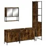 Set de muebles baño 4 pzas madera contrachapada roble ahumado von , Badezimmermöbel - Ref: Foro24-3214692, Preis: 244,98 €, R...