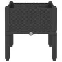 Jardinera con patas PP negro 40x40x42 cm by , Pots and planters - Ref: Foro24-367888, Price: 37,98 €, Discount: %