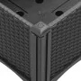 Jardinera con patas PP negro 40x40x42 cm by , Pots and planters - Ref: Foro24-367888, Price: 37,98 €, Discount: %