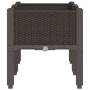 Jardinera con patas PP marrón 80x40x42 cm by , Pots and planters - Ref: Foro24-367895, Price: 58,81 €, Discount: %