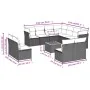 Set sofás de jardín con cojines 12 piezas ratán sintético gris by , Garden sets - Ref: Foro24-3256040, Price: 835,49 €, Disco...